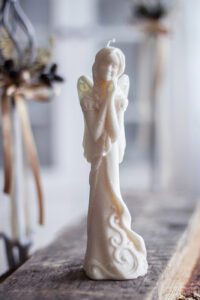 świeczki świąteczne - aniołek